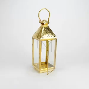 Handmade golden engraved Brass Lantern
